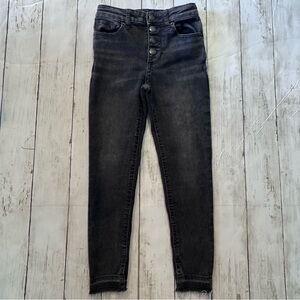 GAP Kids High Rise Jegging Ankle Jeans Black Size 8 Slim Stretched